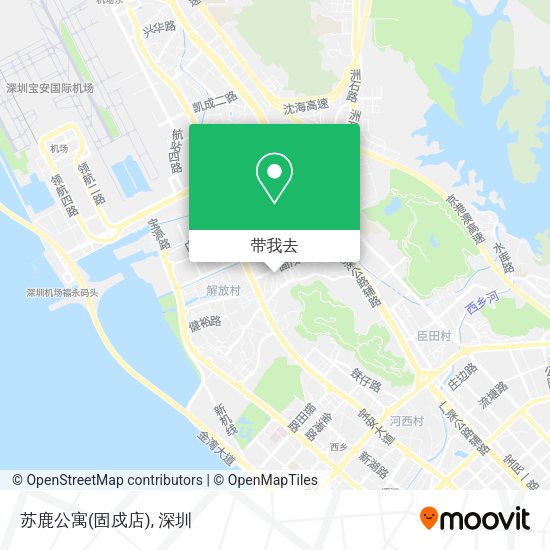 苏鹿公寓(固戍店)地图