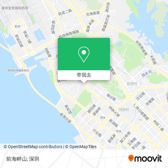 前海畔山地图