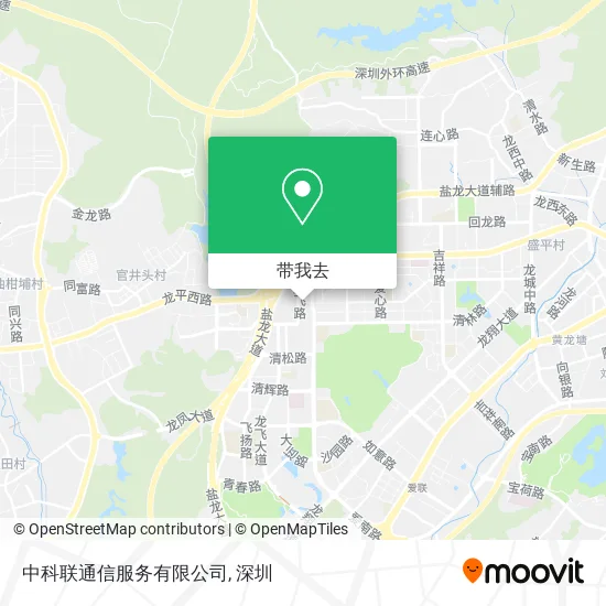 中科联通信服务有限公司地图