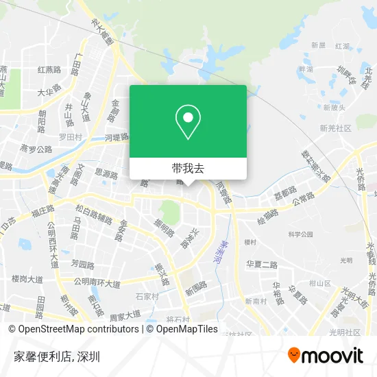 家馨便利店地图