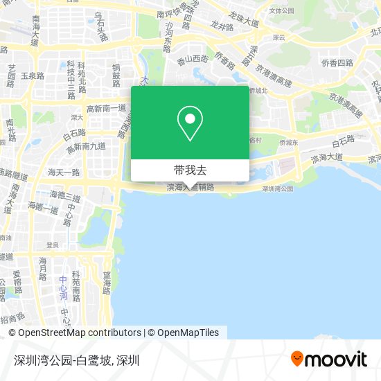 深圳湾公园-白鹭坡地图