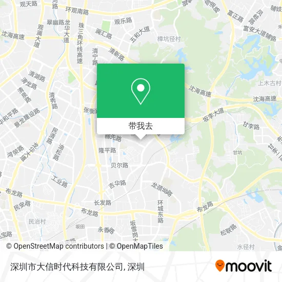 深圳市大信时代科技有限公司地图