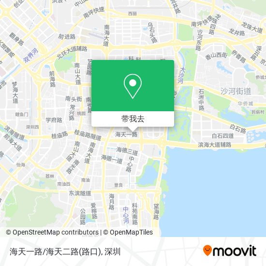 海天一路/海天二路(路口)地图