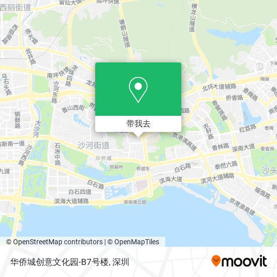 华侨城创意文化园-B7号楼地图