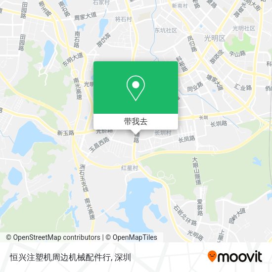 恒兴注塑机周边机械配件行地图