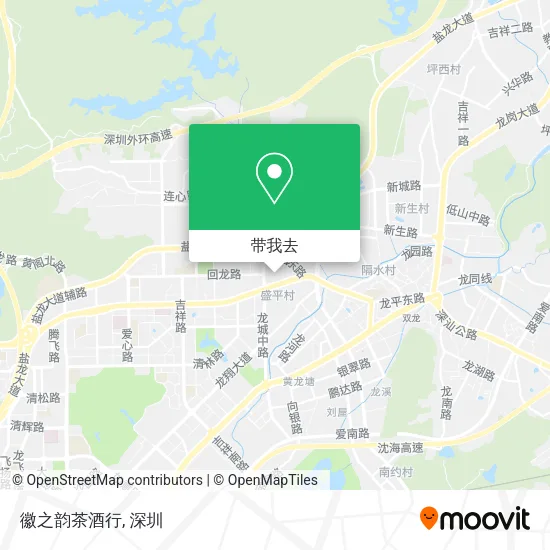 徽之韵茶酒行地图