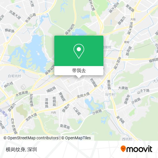 横岗纹身地图
