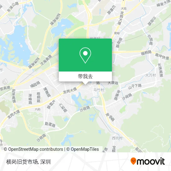 横岗旧货市场地图