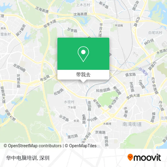 华中电脑培训地图
