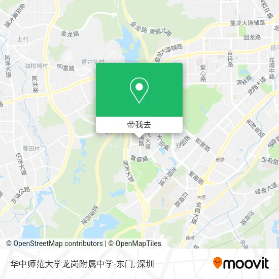 华中师范大学龙岗附属中学-东门地图