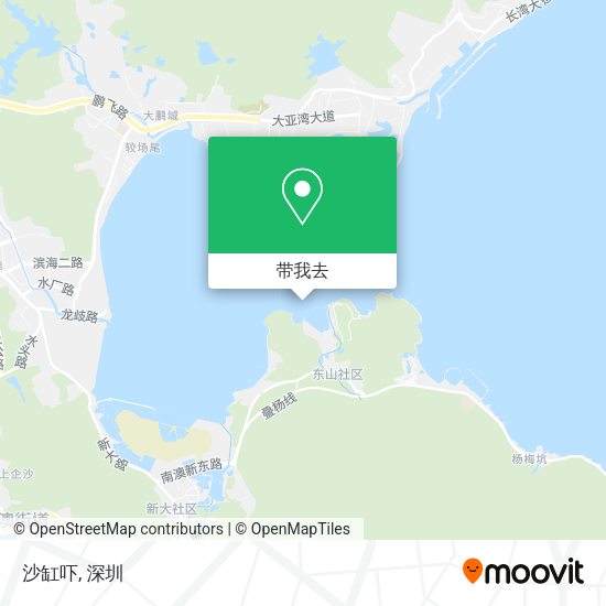 沙缸吓地图