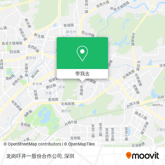 龙岗吓井一股份合作公司地图