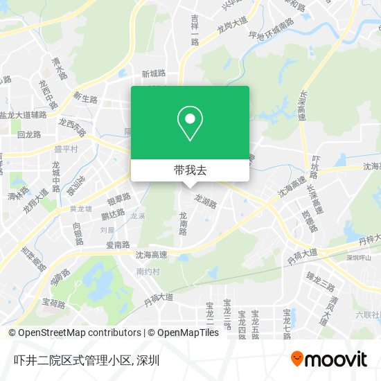 吓井二院区式管理小区地图