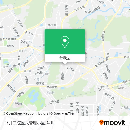 吓井二院区式管理小区地图