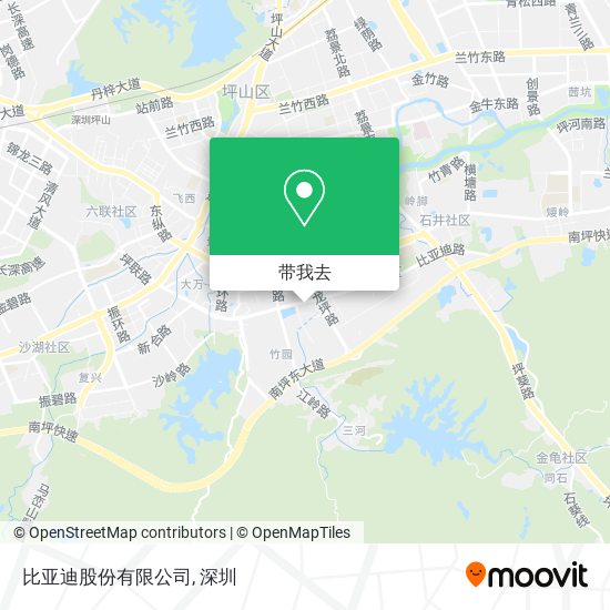 比亚迪股份有限公司地图