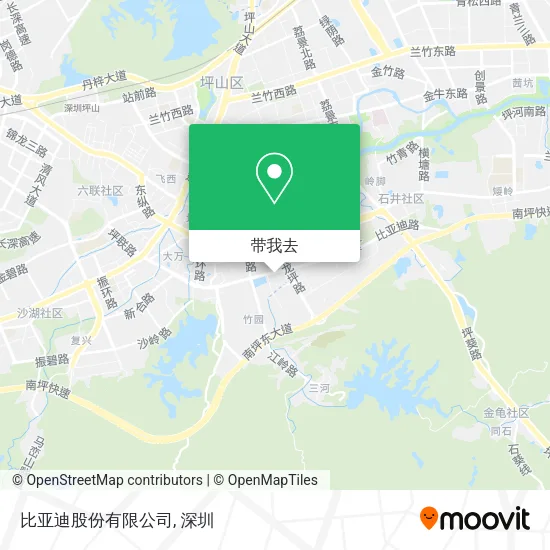 比亚迪股份有限公司地图
