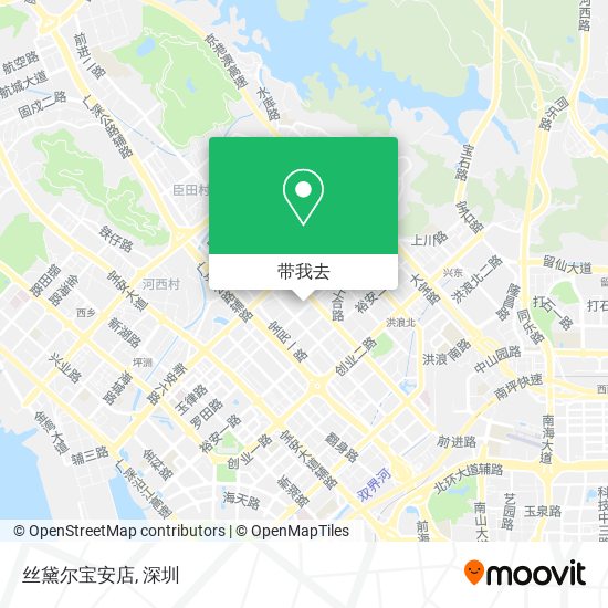 丝黛尔宝安店地图