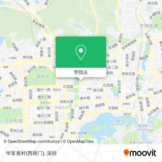 华富屋村(西南门)地图