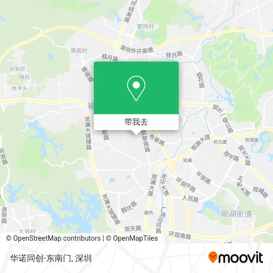华诺同创-东南门地图