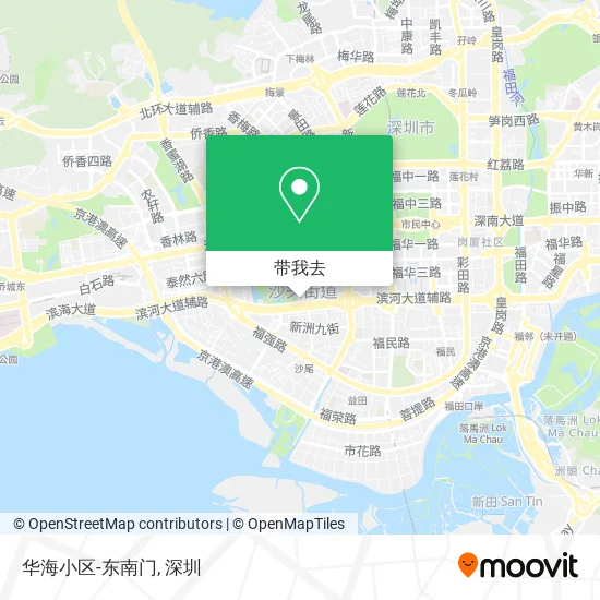 华海小区-东南门地图