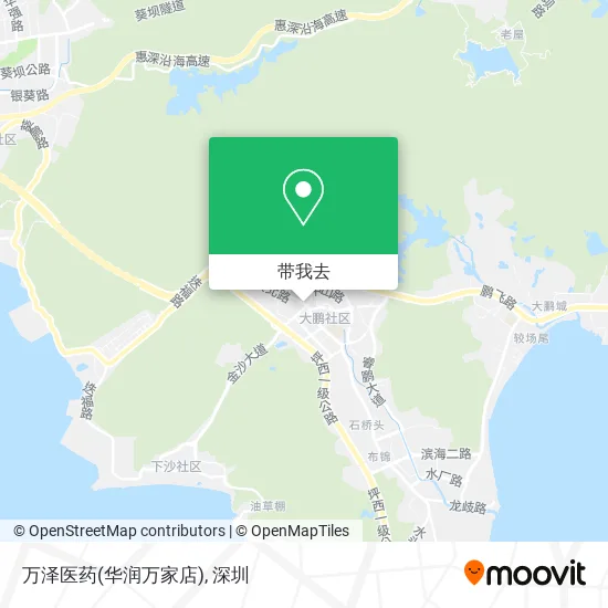 万泽医药(华润万家店)地图