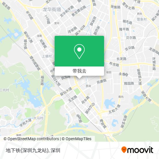 地下铁(深圳九龙站)地图