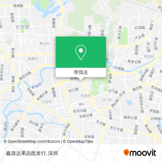 鑫源达果品批发行地图