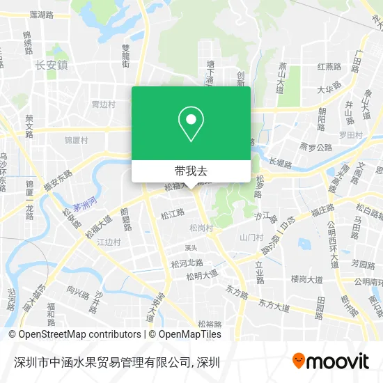 深圳市中涵水果贸易管理有限公司地图
