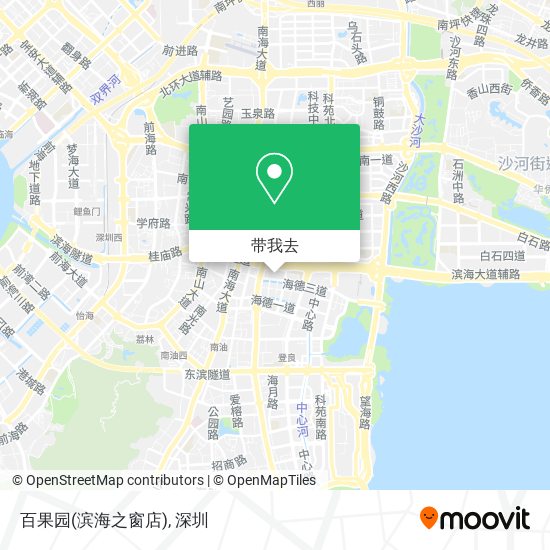 百果园(滨海之窗店)地图