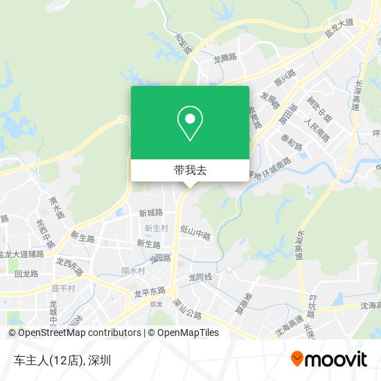车主人(12店)地图