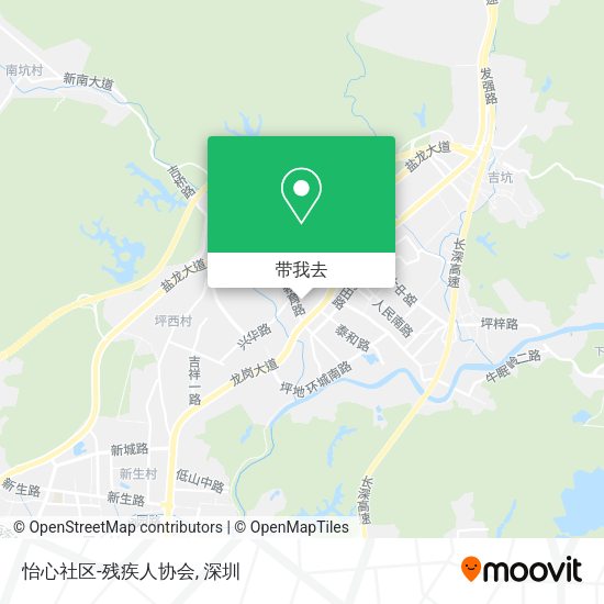 怡心社区-残疾人协会地图