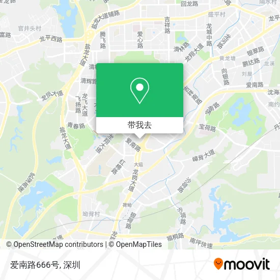 爱南路666号地图