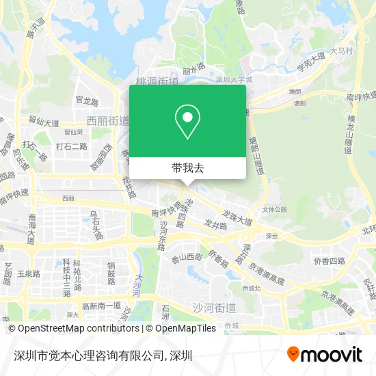 深圳市觉本心理咨询有限公司地图
