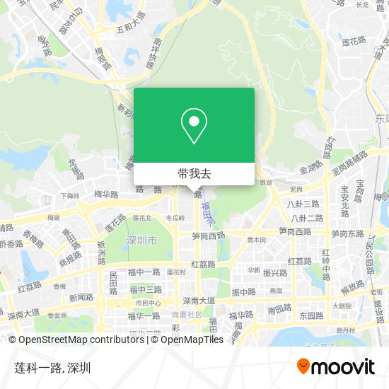 莲科一路地图