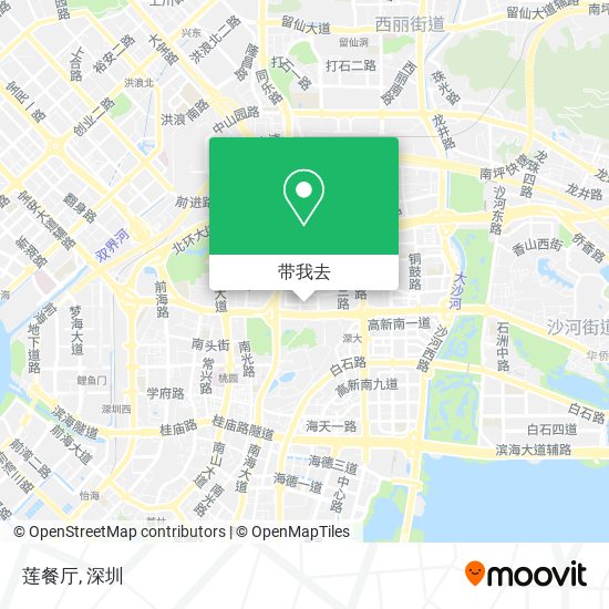 莲餐厅地图