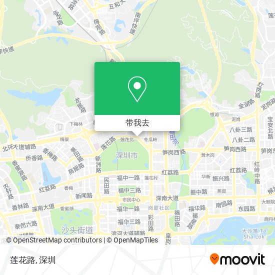 莲花路地图