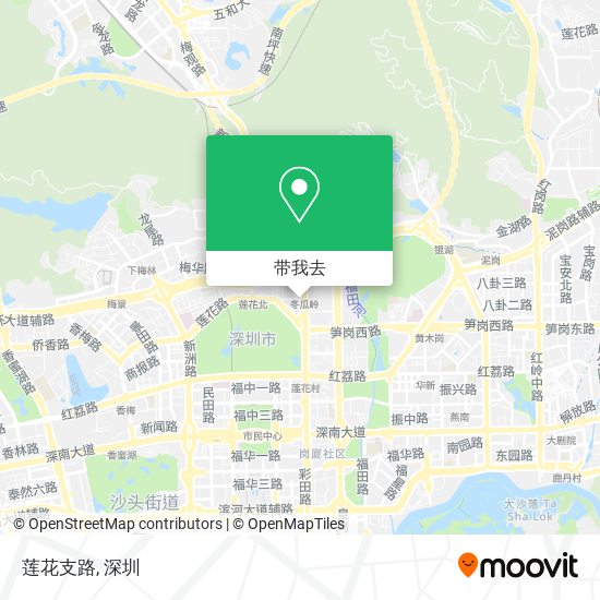 莲花支路地图