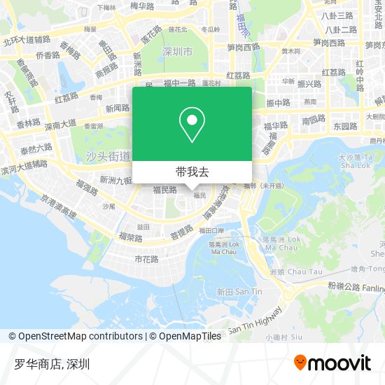 罗华商店地图