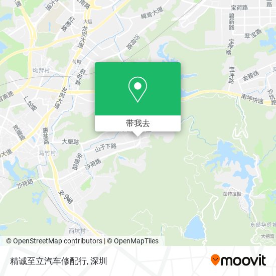 精诚至立汽车修配行地图