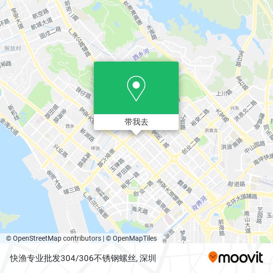 快渔专业批发304/306不锈钢螺丝地图