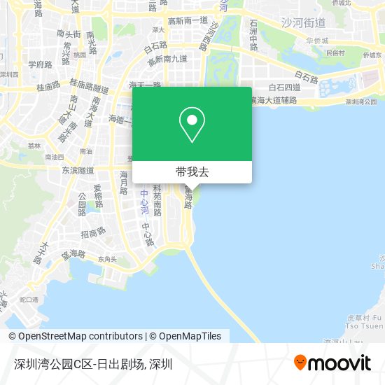 深圳湾公园C区-日出剧场地图