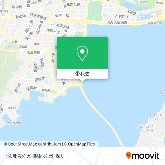 深圳湾公园-观桥公园地图