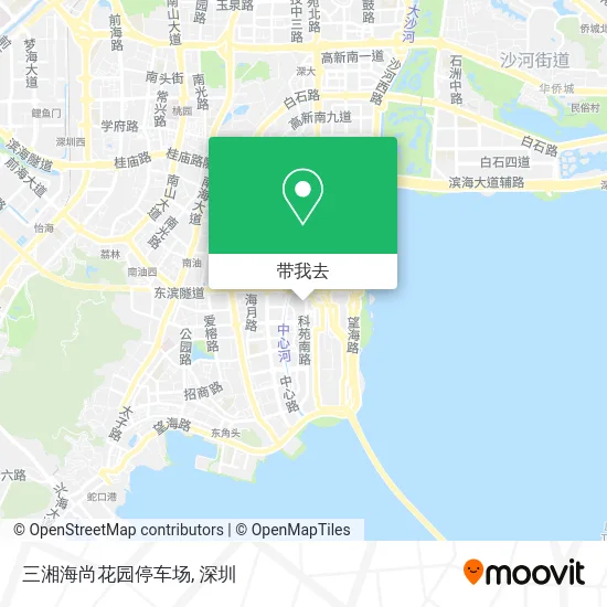 三湘海尚花园停车场地图