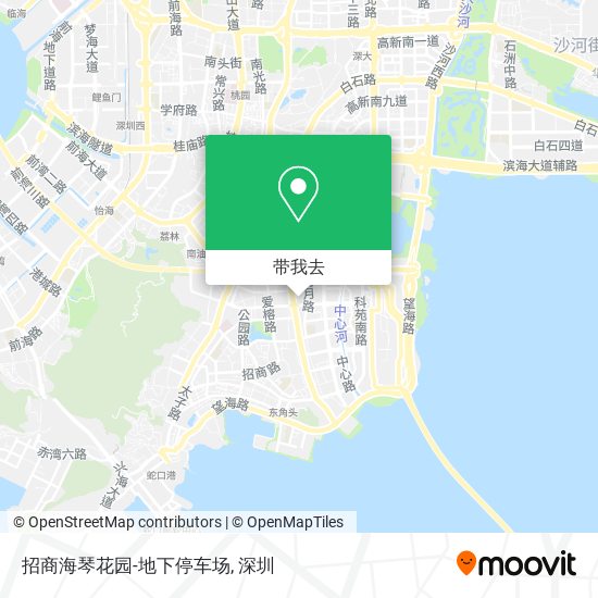 招商海琴花园-地下停车场地图
