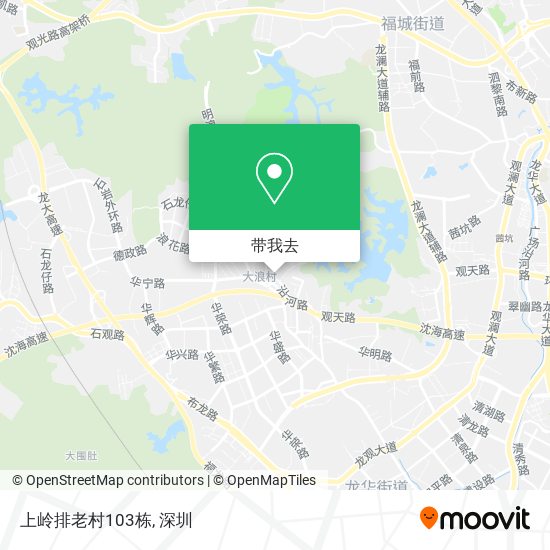 上岭排老村103栋地图