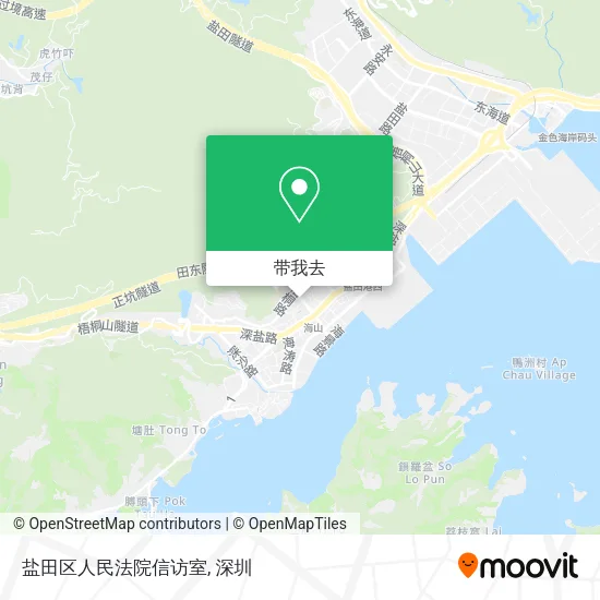 盐田区人民法院信访室地图
