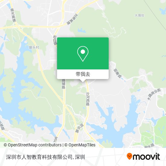 深圳市人智教育科技有限公司地图