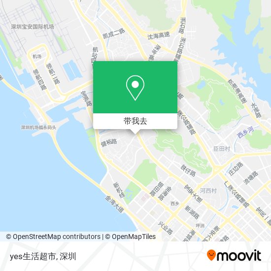 yes生活超市地图