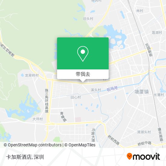 卡加斯酒店地图
