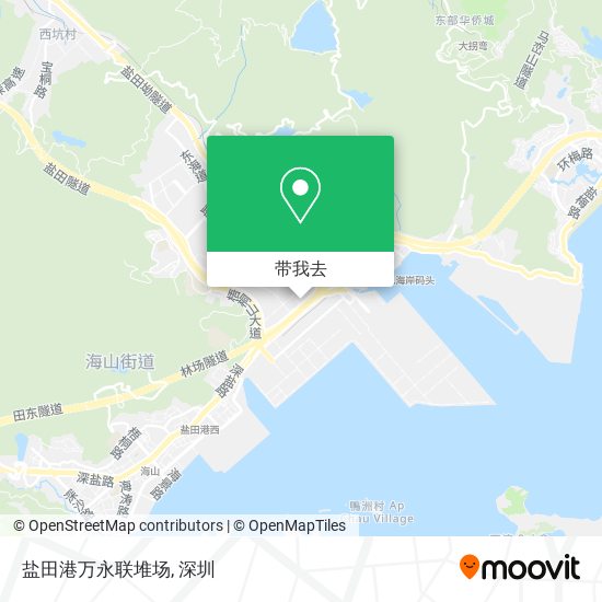 盐田港万永联堆场地图